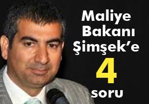 Yıldıray Sapan dan Şimşek e 4 soru